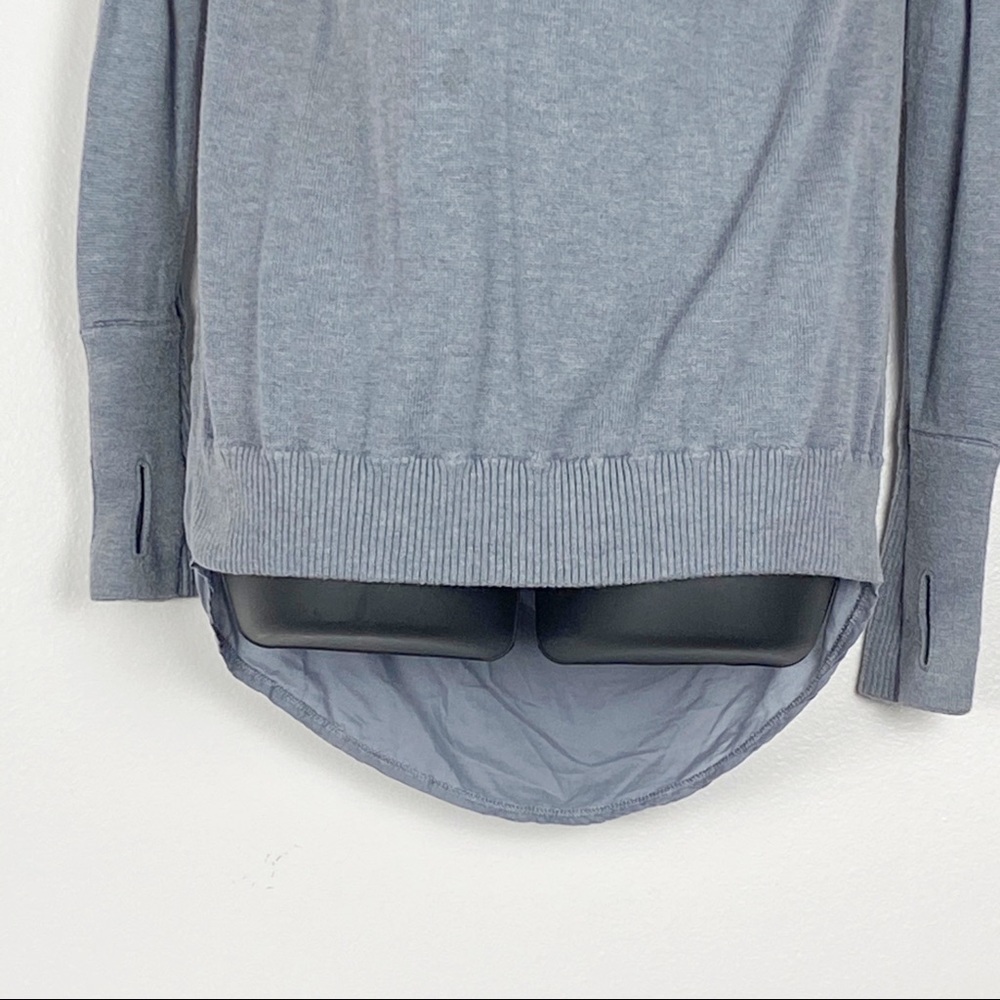 Lululemon Unity Pullover Drape Cutout Cashmere - image 5
